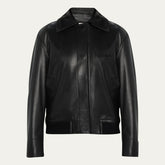 Peltskin Lambskin Leather Bomber Jacket