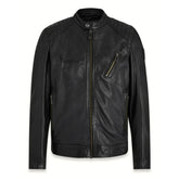 Peltskin V Racer Jacket in Cheviot Leather