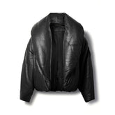 Peltskin Padded Textured Leather Jacket