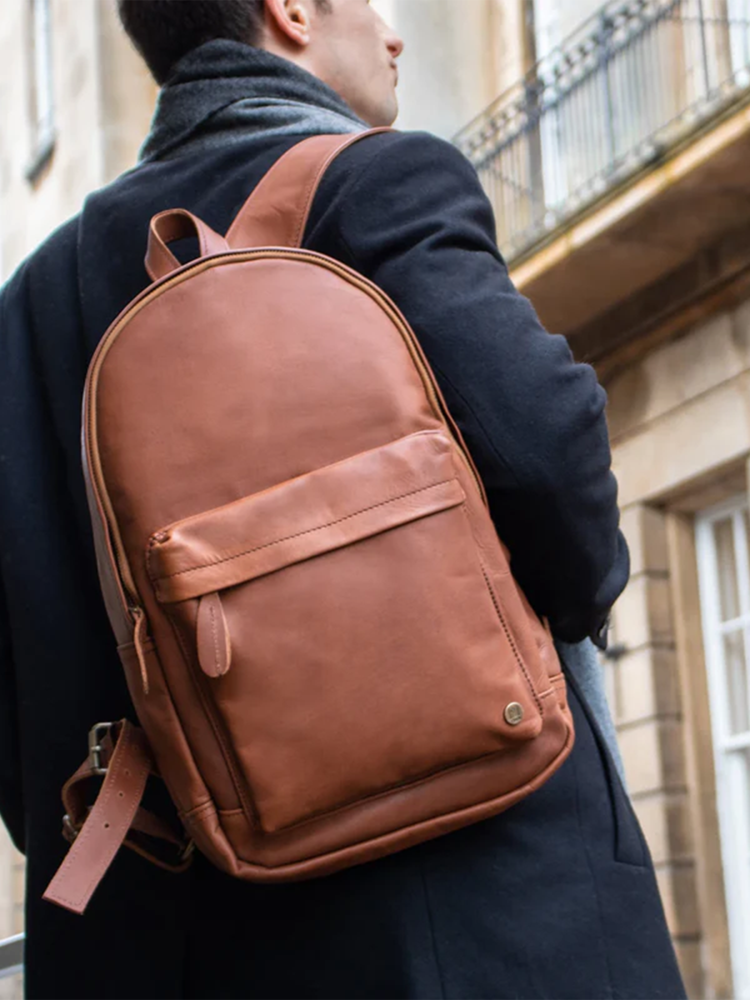 Brown Peltique Classic Backpack