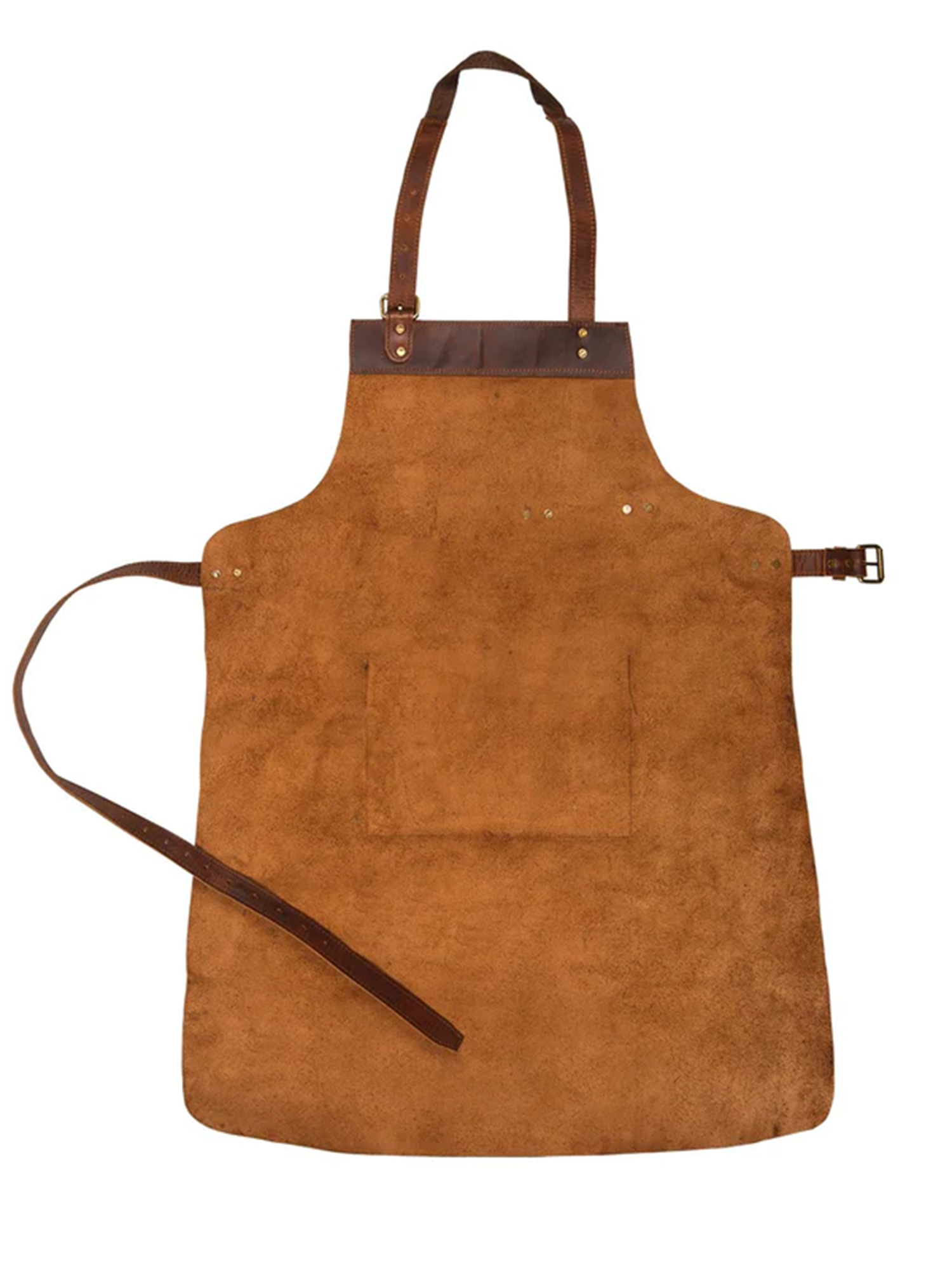 Brown Svelte Leather Apron