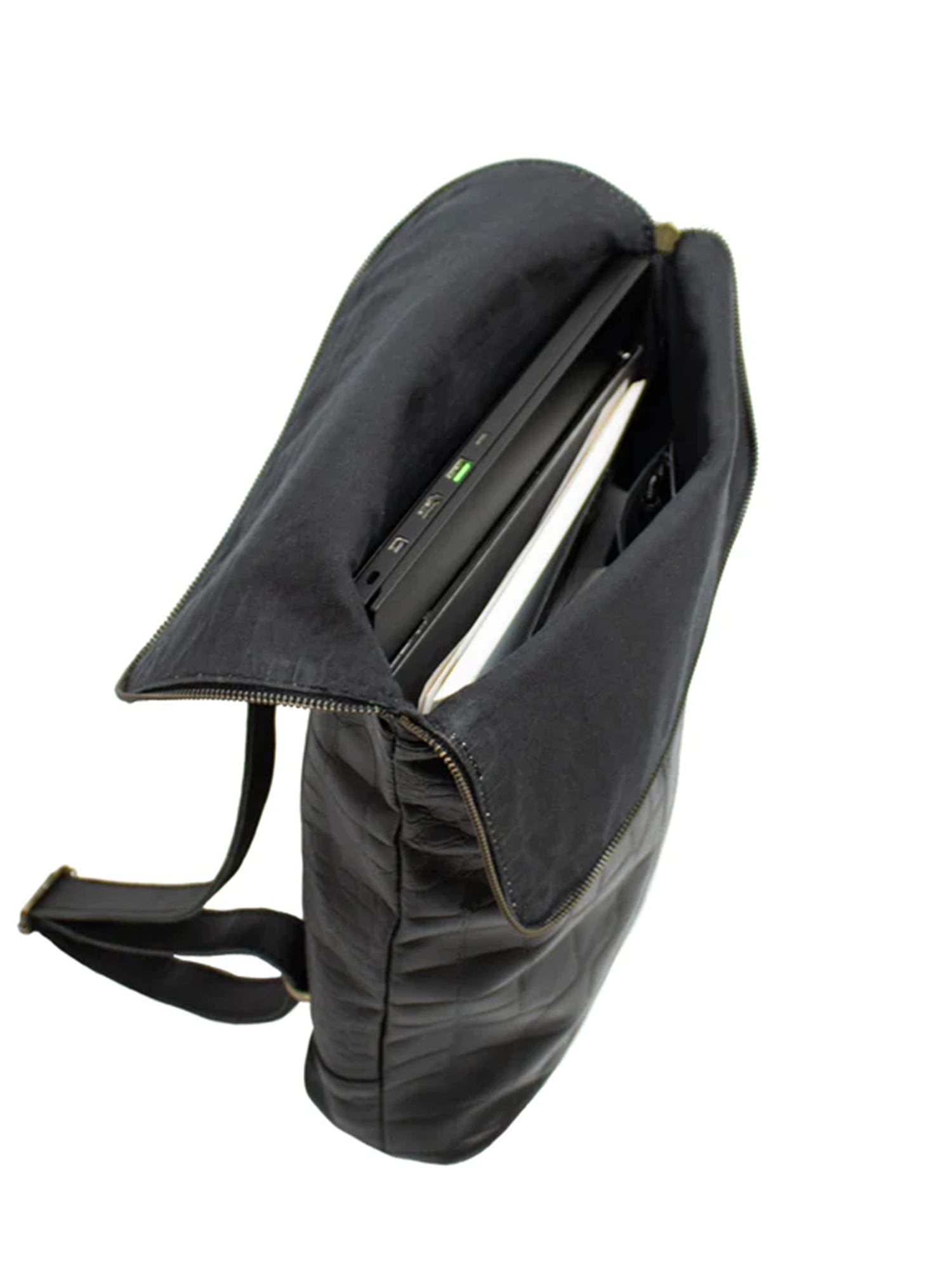 Black Veiluxe Soho Backpack