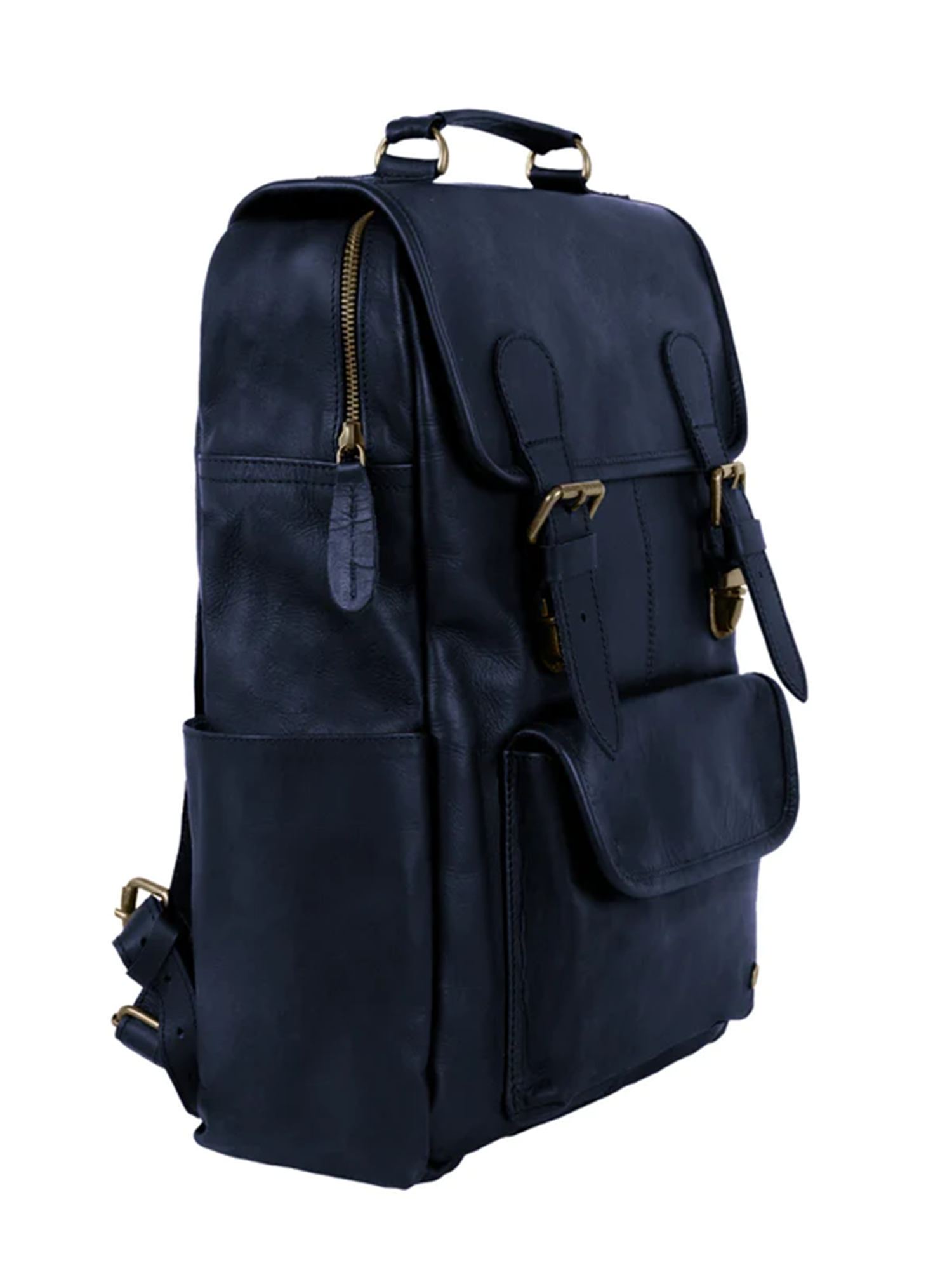 Navy Blue Rivet City Backpack
