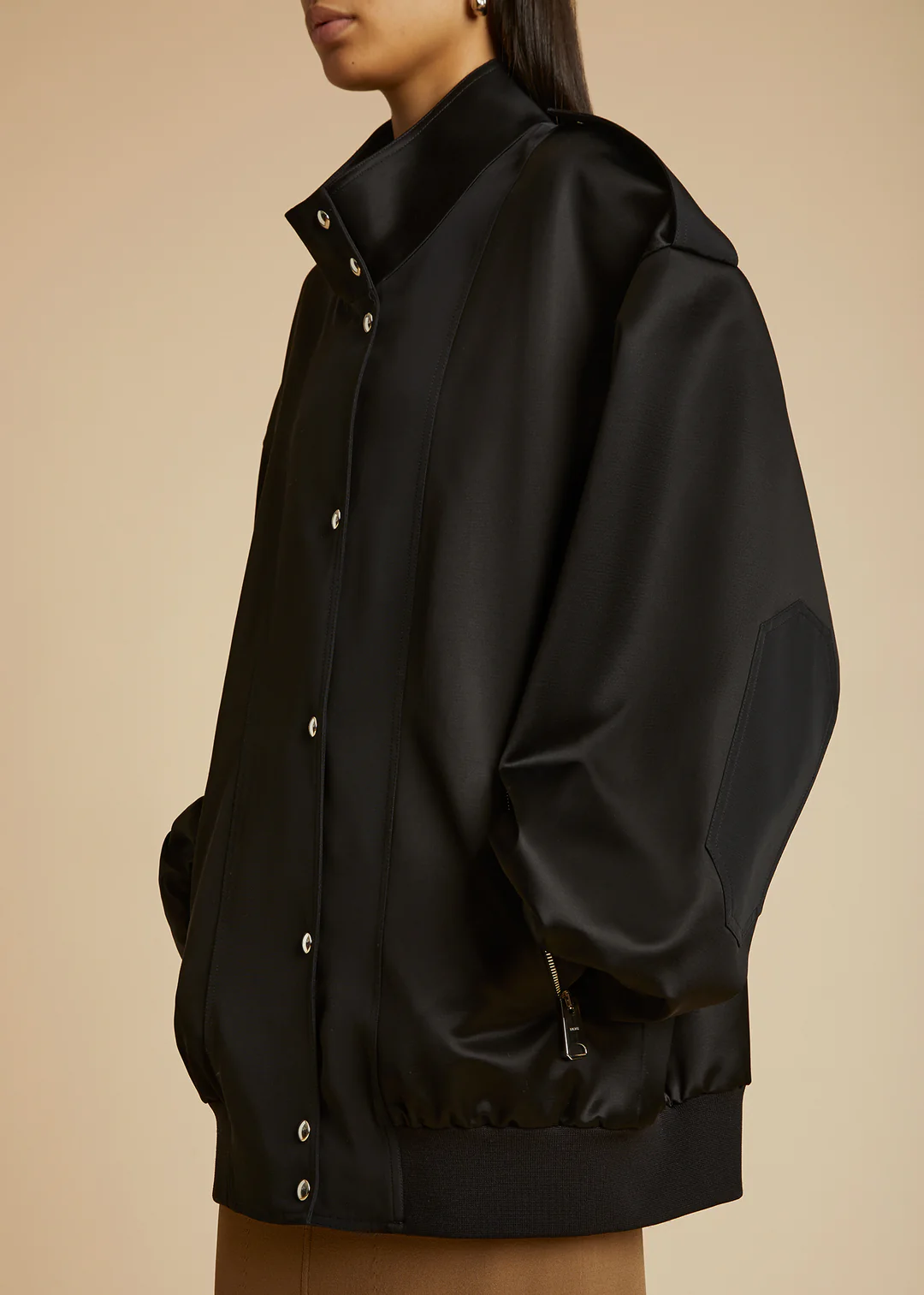 Svelte Boxy Oversized Leather Jacket