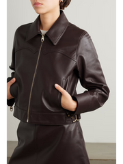 Paramount Embellished Leather Jacket