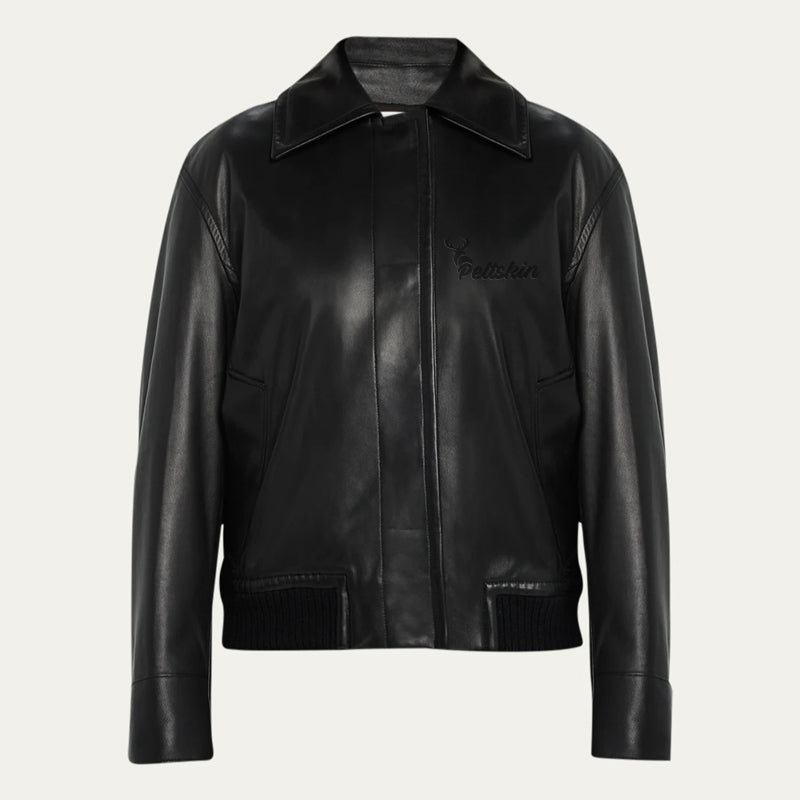 Peltskin Lambskin Leather Bomber Jacket