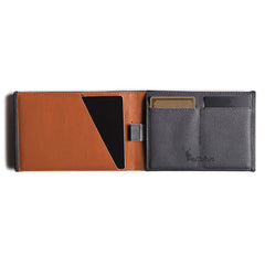 Peltskin Travel Wallet with RFID Protection - Grey/Tan
