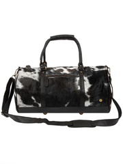 Black Cowprint Prowler Classic Duffle