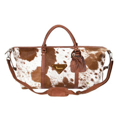 The Armada Duffle - Cowprint | PeltSkin Collection