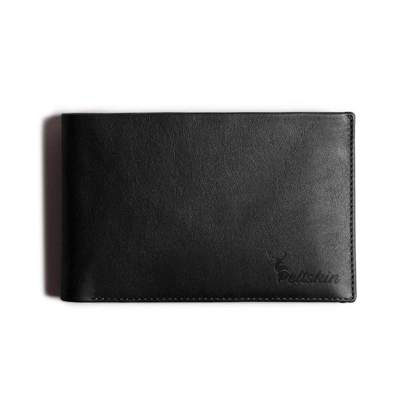Peltskin Travel Wallet with RFID Protection - Black/Black