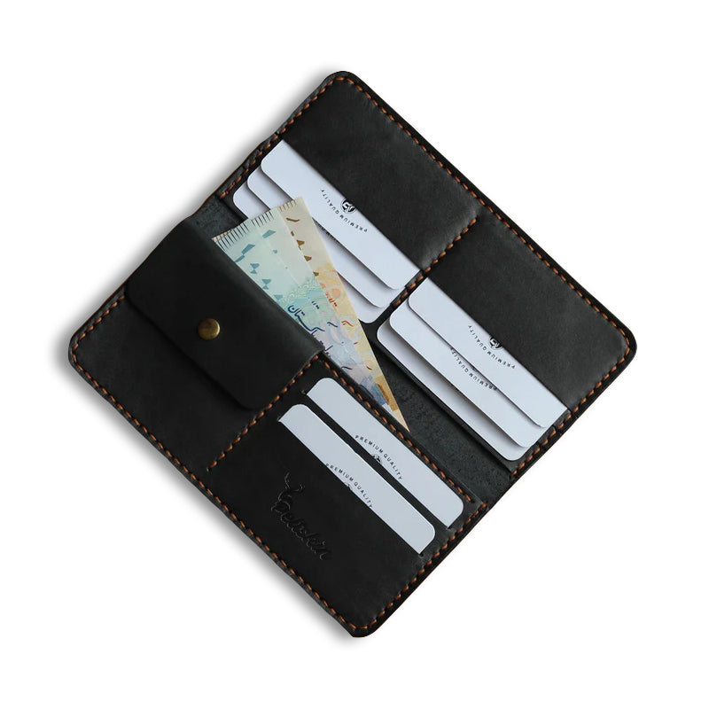 Peltskin L1.5 Long Wallet - Jade Black