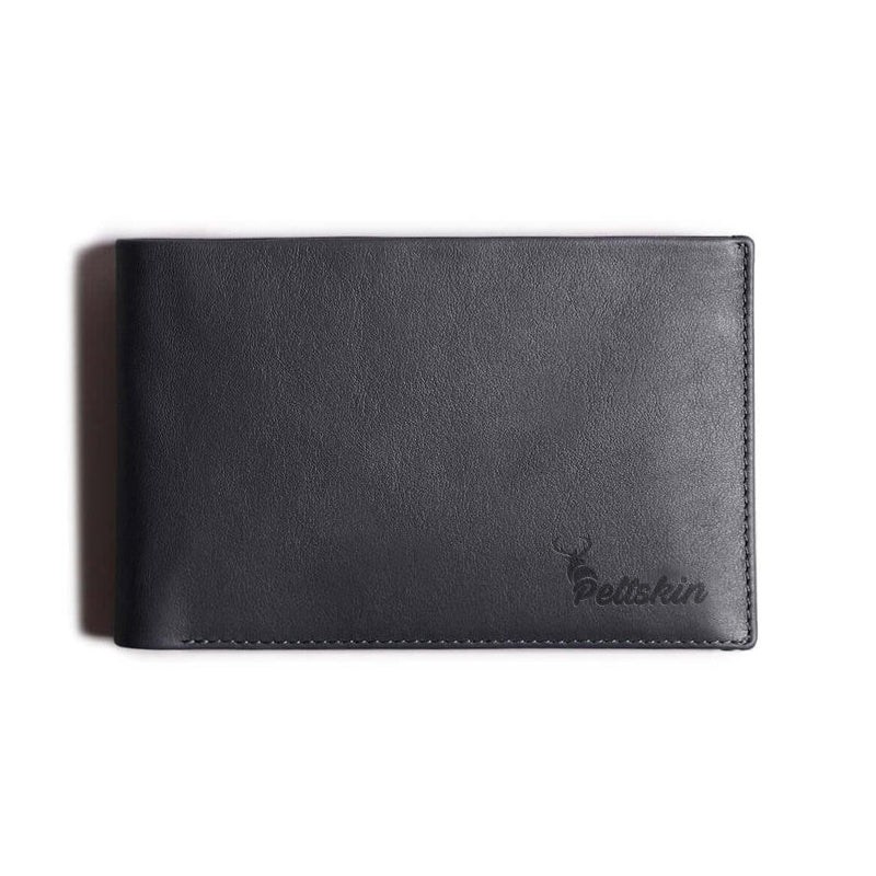 Peltskin Travel Wallet with RFID Protection - Grey/Tan