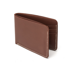 Nova Glossy Peltskin Brown Wallet - Shiny Peltskin Wallet For Men