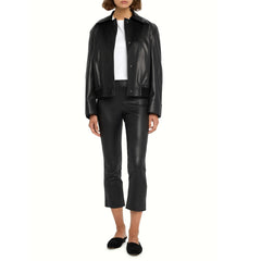 Peltskin Lambskin Leather Bomber Jacket