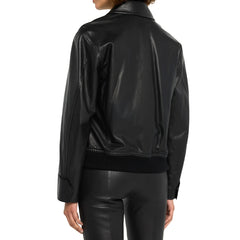 Peltskin Lambskin Leather Bomber Jacket