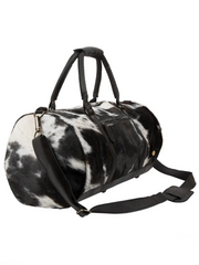 Black Cowprint Prowler Classic Duffle