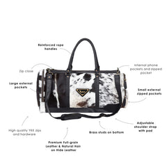 The Columbus - Cowprint | PeltSkin Collection