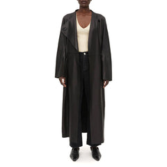 Peltskin Sirrena Leather Trench Coat