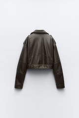 Roadmaster Faux Biker Leather Jacket