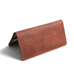 Handcrafted Brown Long Peltskin Wallet Online