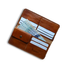 Peltskin L1.5 Long Wallet - Dark Tan