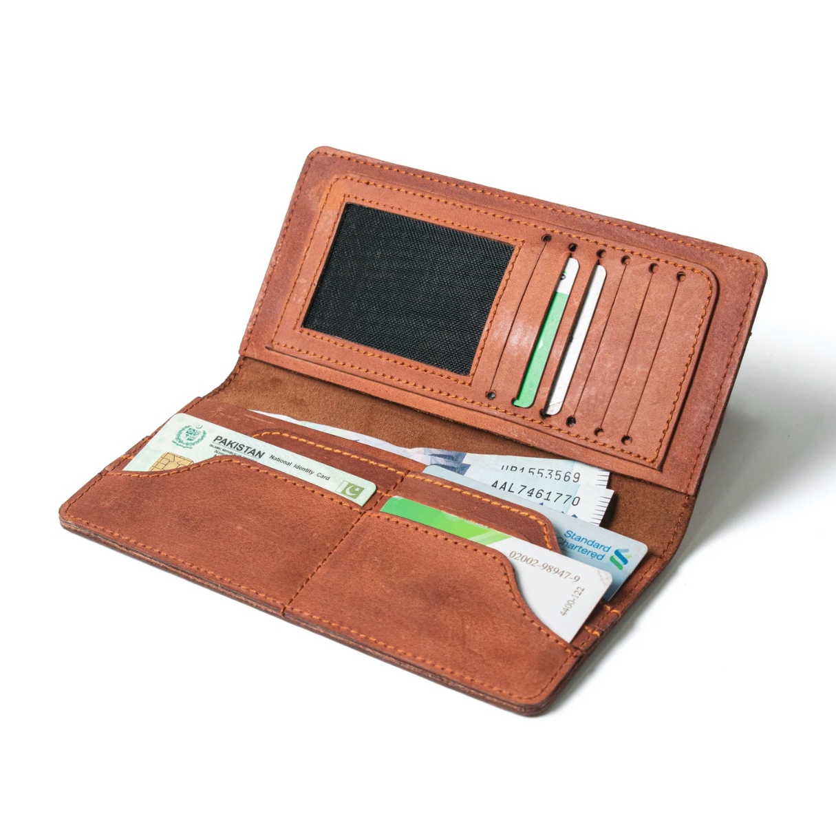 Handcrafted Brown Long Peltskin Wallet Online