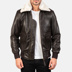 Airin G-1 Brown Leather Jacket