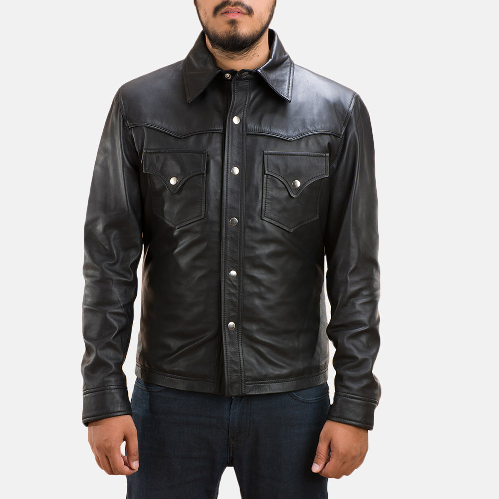 Ranchson Black Leather Jacket