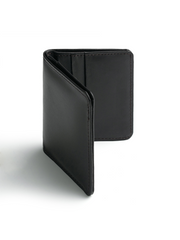 Handcrafted Black Mini Peltskin Wallet For Men
