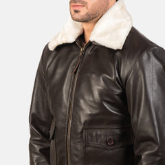 Airin G-1 Brown Leather Jacket