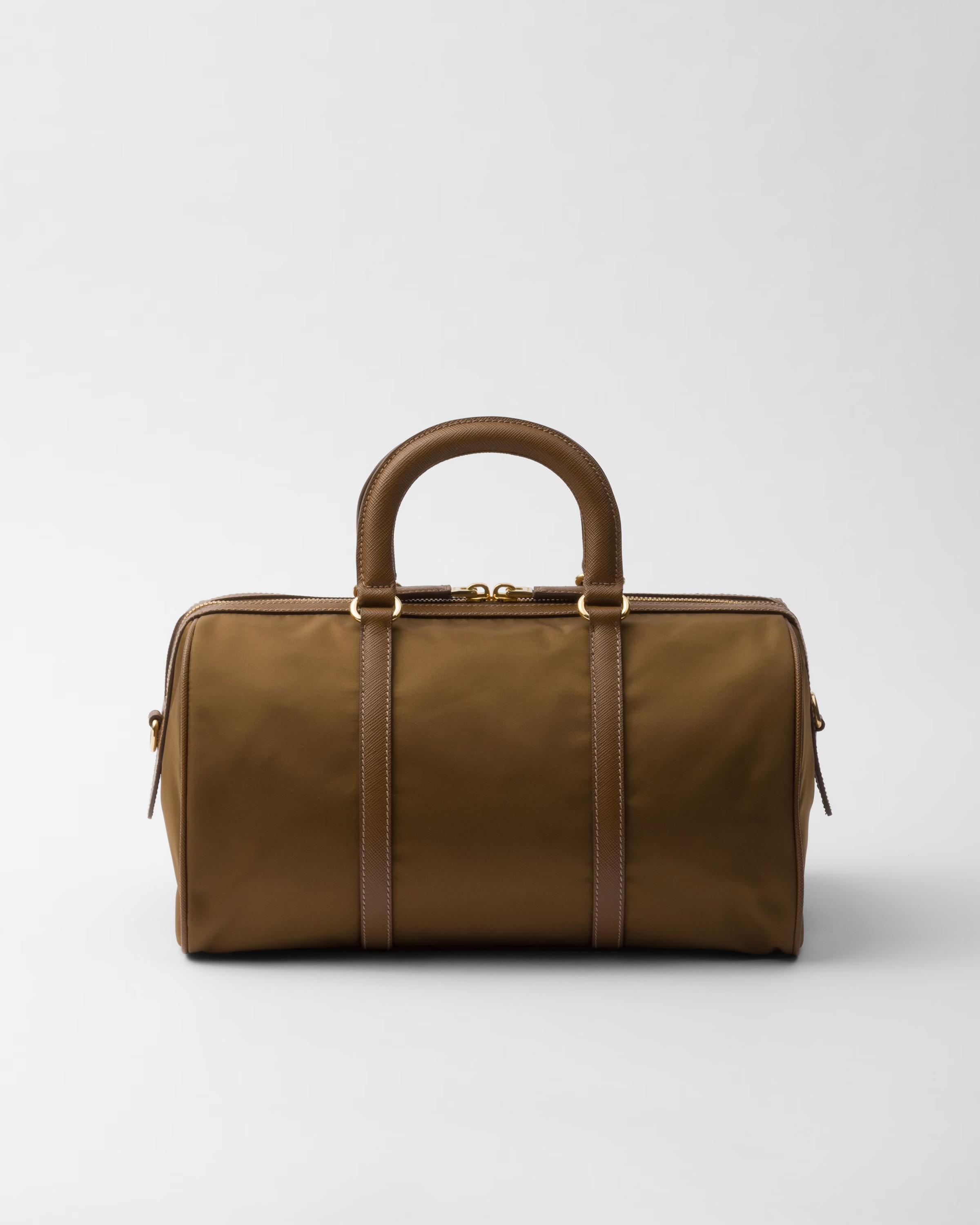 Peltskin Re-Edition 1978 large Re-Nylon and Saffiano Leather Two-Handle Bag