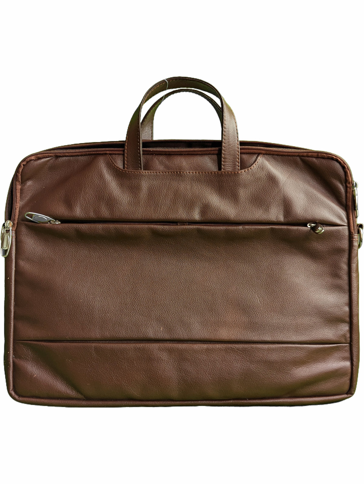 Peltskin Leather Laptop Bag - Dark Brown | Premium Genuine Leather Laptop Briefcase for Work & Travel | Classic & Durable